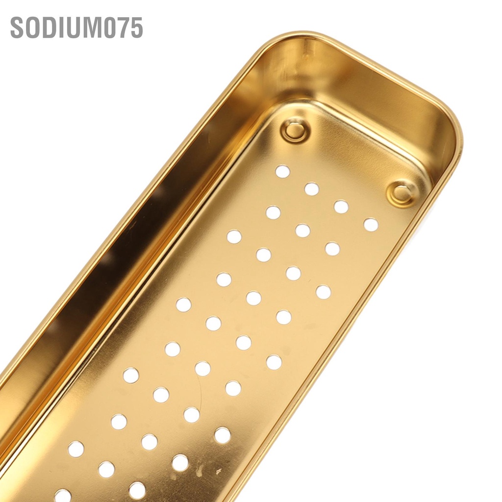 Sodium075 Khay Đựng Dao Kéo Bằng Thép Không Gỉ Giá Đỡ Đũa Muỗng Nĩa Hộp Lưu Trữ Có Nắp Đậy Điện