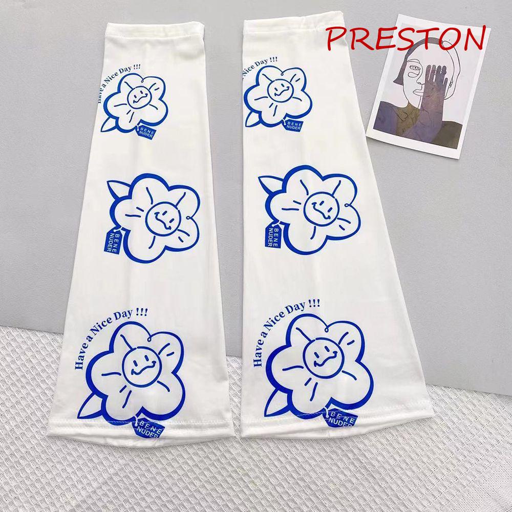 Ống Tay Áo Làm Mát In Họa Tiết Hoa Hướng Dương / Gấu Cho Nữ