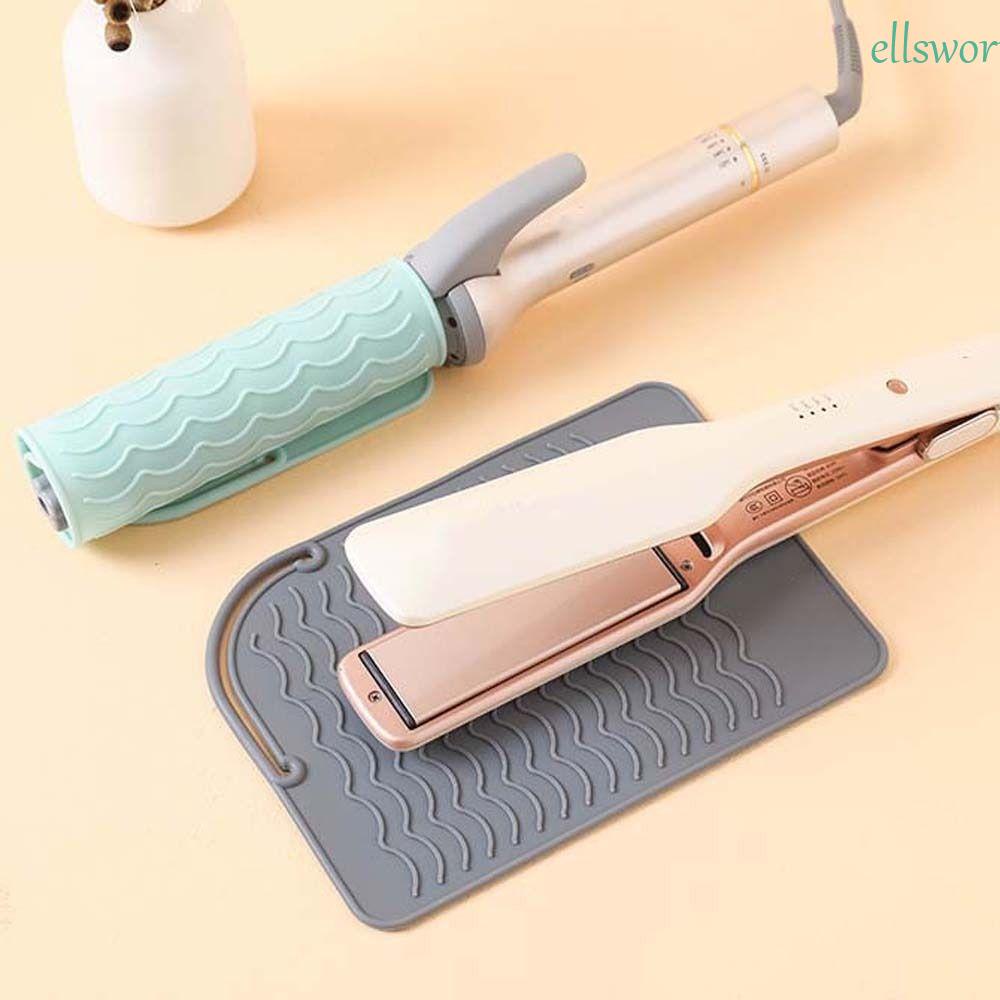 Thảm Silicone Chống Trượt Chịu Nhiệt Đựng Kẹp Uốn Tóc Tiện Dụng