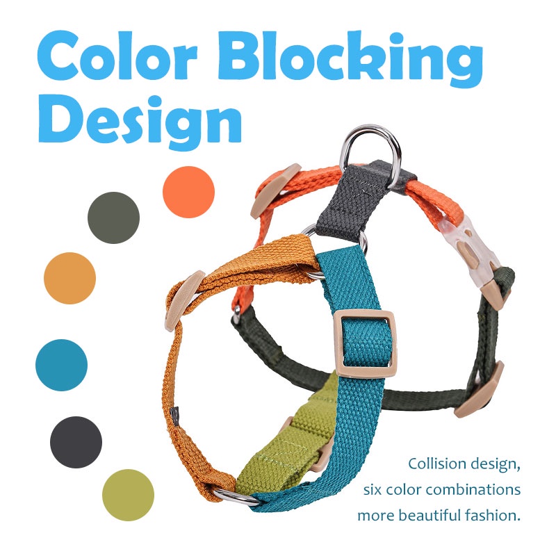 HamshMoc Bộ Dây Dắt Và Dắt Thú Cưng Đi Dạo Mềm Mại Thoải Mái Bền Bỉ Có Khóa Tháo Gỡ Nhanh Cỡ Nhỏ / Vừa / Nhỏ