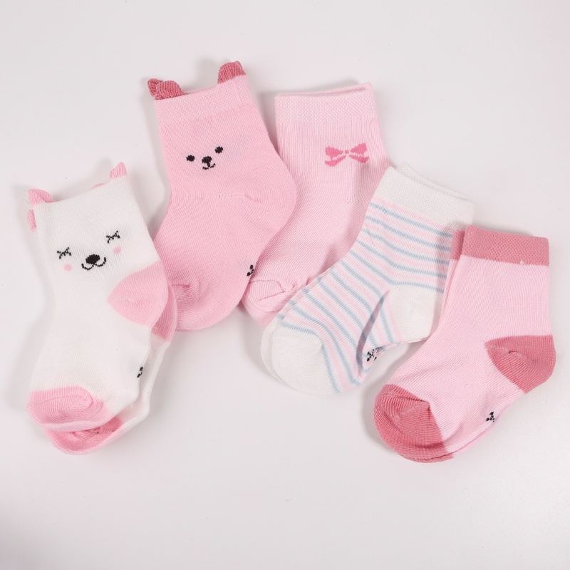 Bộ Vớ Thoáng Khí In Họa Tiết Hoạt Hình Dễ Thương Thời Trang Xuân Thu Cho Bé Trai Và Gái