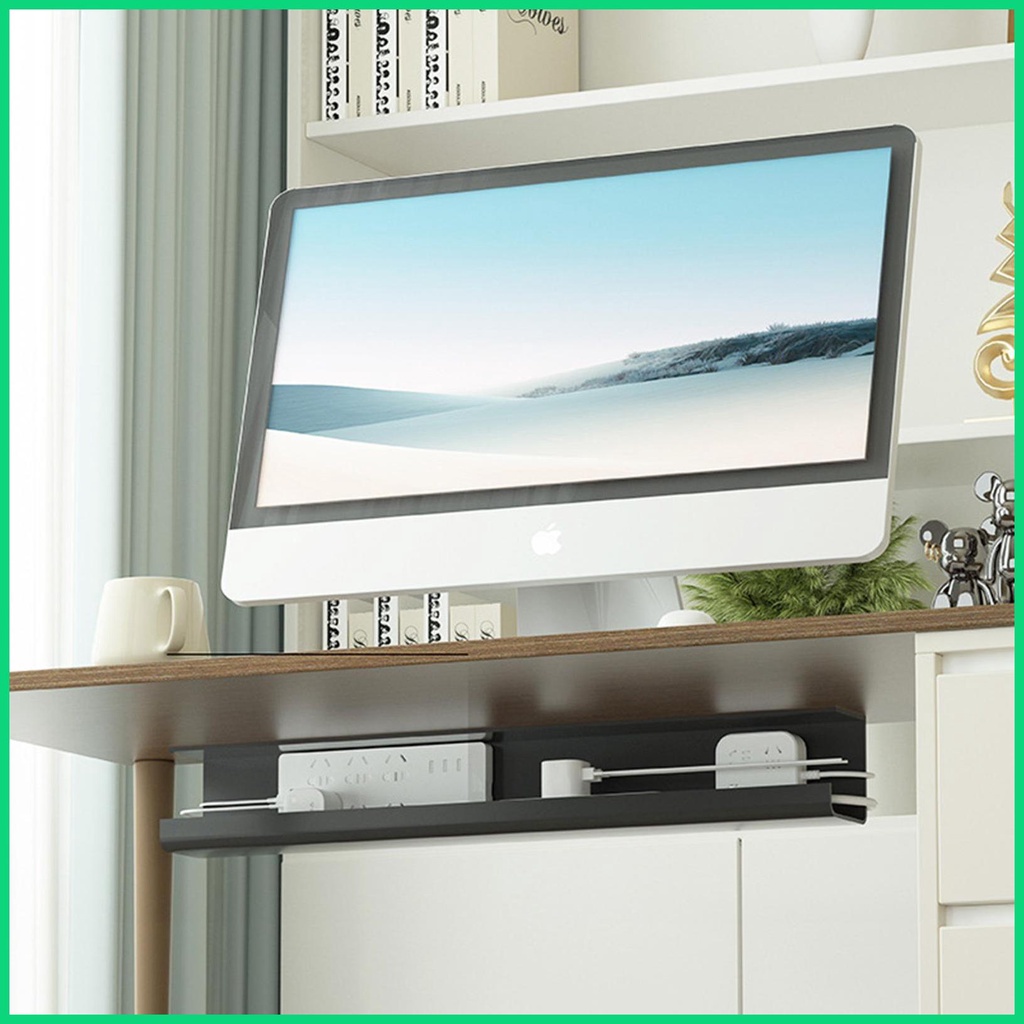 Giá Treo Dây Cáp Dưới Bàn 15in Không Để Lại Dấu Vết jiwvn