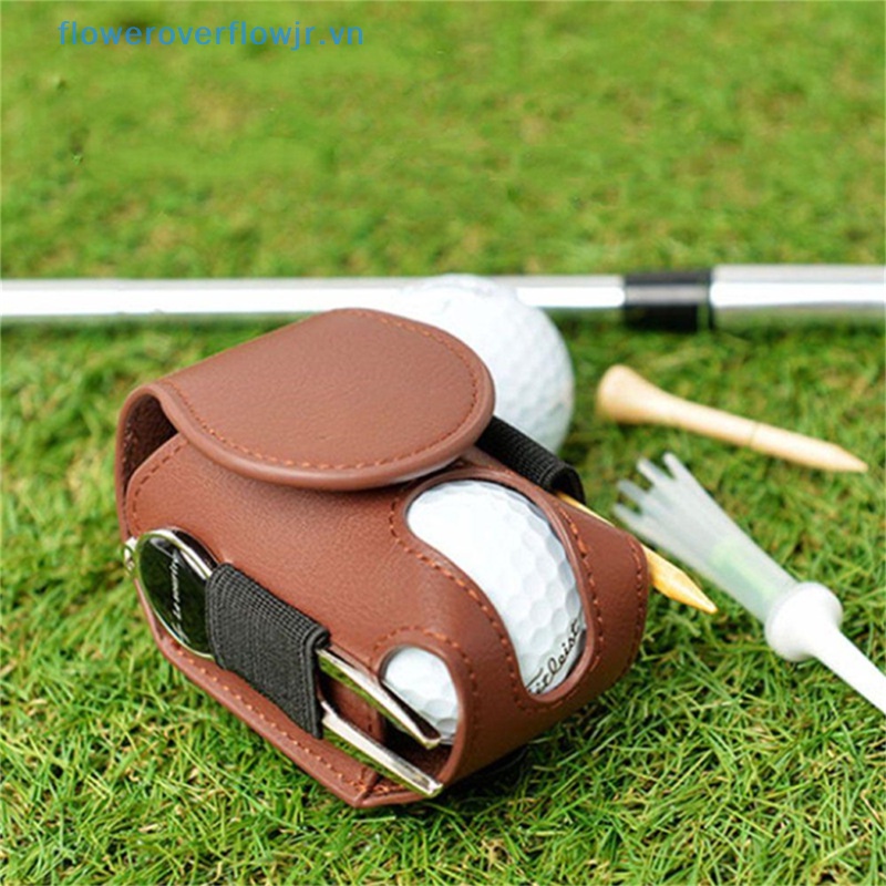 Túi Đeo Hông Mini Bằng Da PU Để Đựng Bóng Golf Tiện Dụng