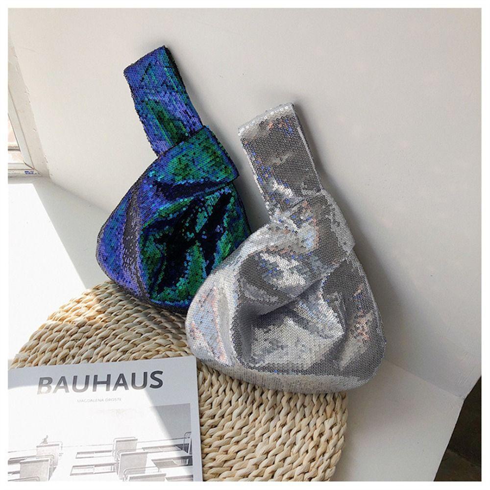 ROWANS Túi Xách Đeo Cổ Tay Đính Kim Tuyến Lấp Lánh Thời Trang