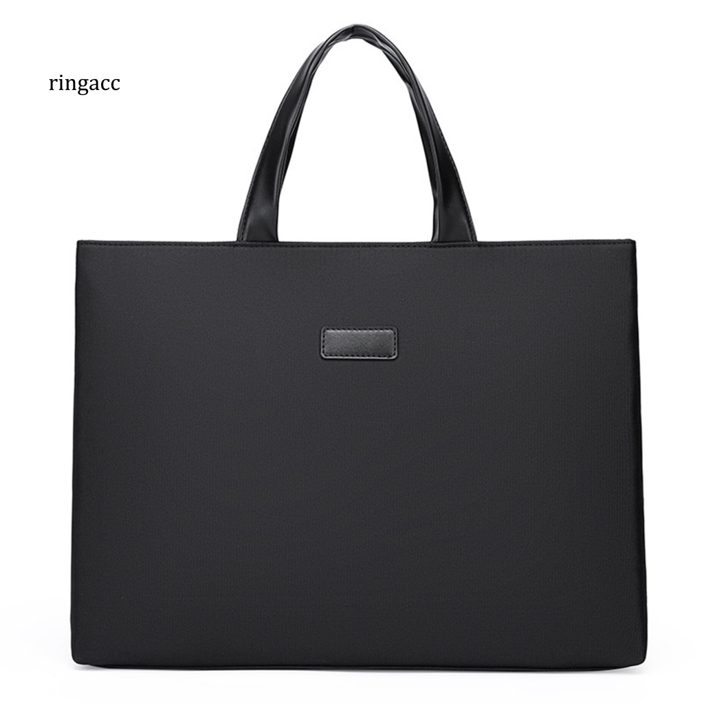 Túi Đựng Tài Liệu RGA Sức Chứa Lớn Chống Mài Mòn Chống Thấm Nước Có Khóa Kéo Màu Sắc Đơn Giản Cho Nam