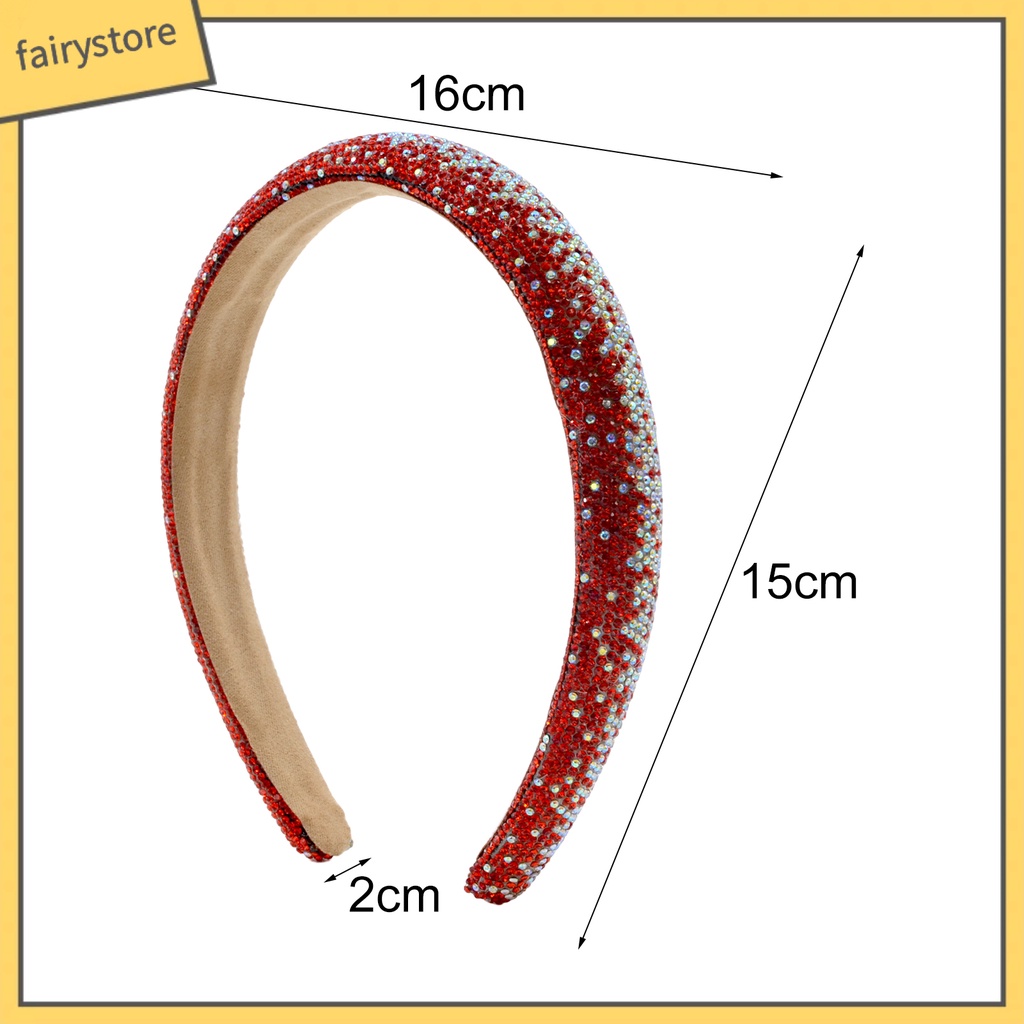 Băng Đô Cài Tóc Đính Đá Lấp Lánh Phong Cách Baroque