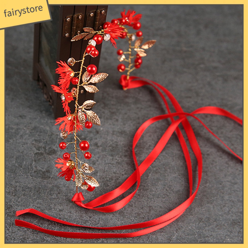 Băng Đô Cài Tóc Bằng Vải Họa Tiết Hoa Tinh Tế Thời Trang Cho Nữ