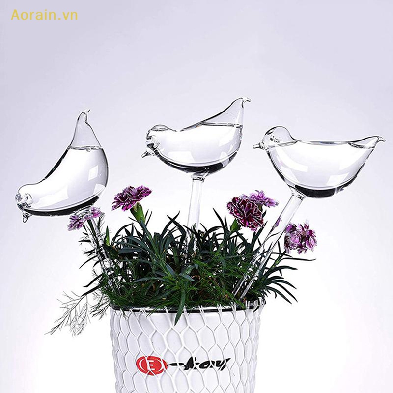 {Aorain} Bóng Đèn Nước Trong Suốt Tự Tưới Nước Tự Động Hình Con Chim