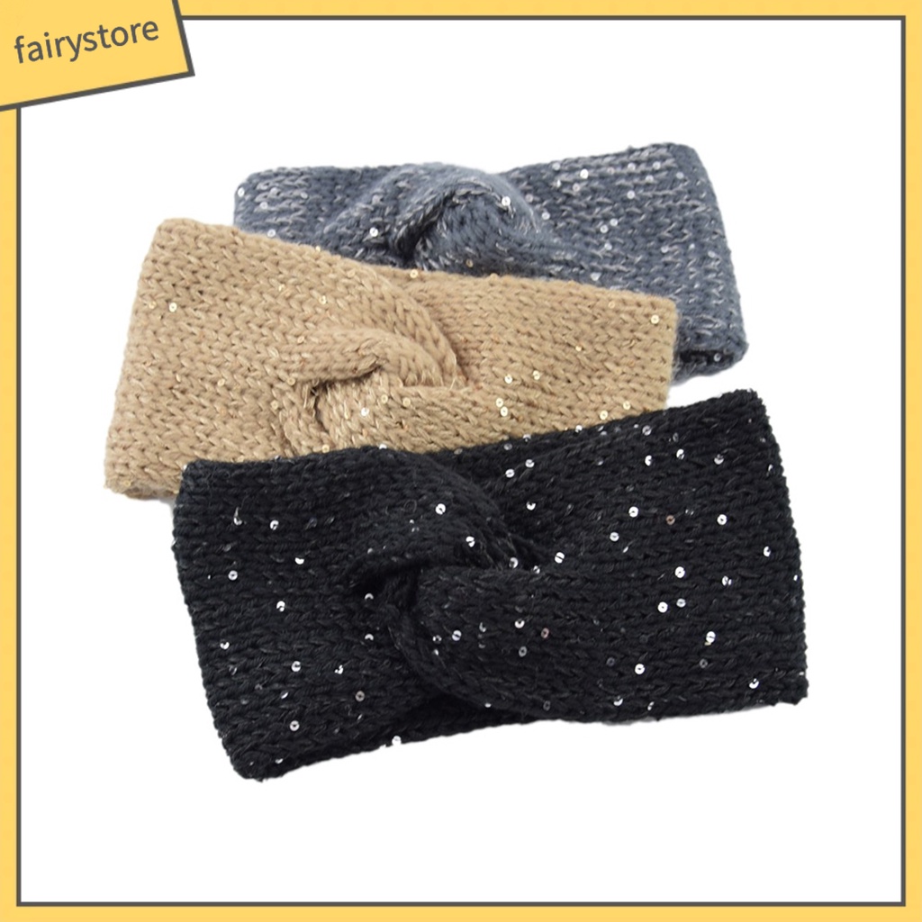 Băng Đô Dệt Kim Hai Lớp Ấm Áp Dùng Trang Trí Hàng Ngày