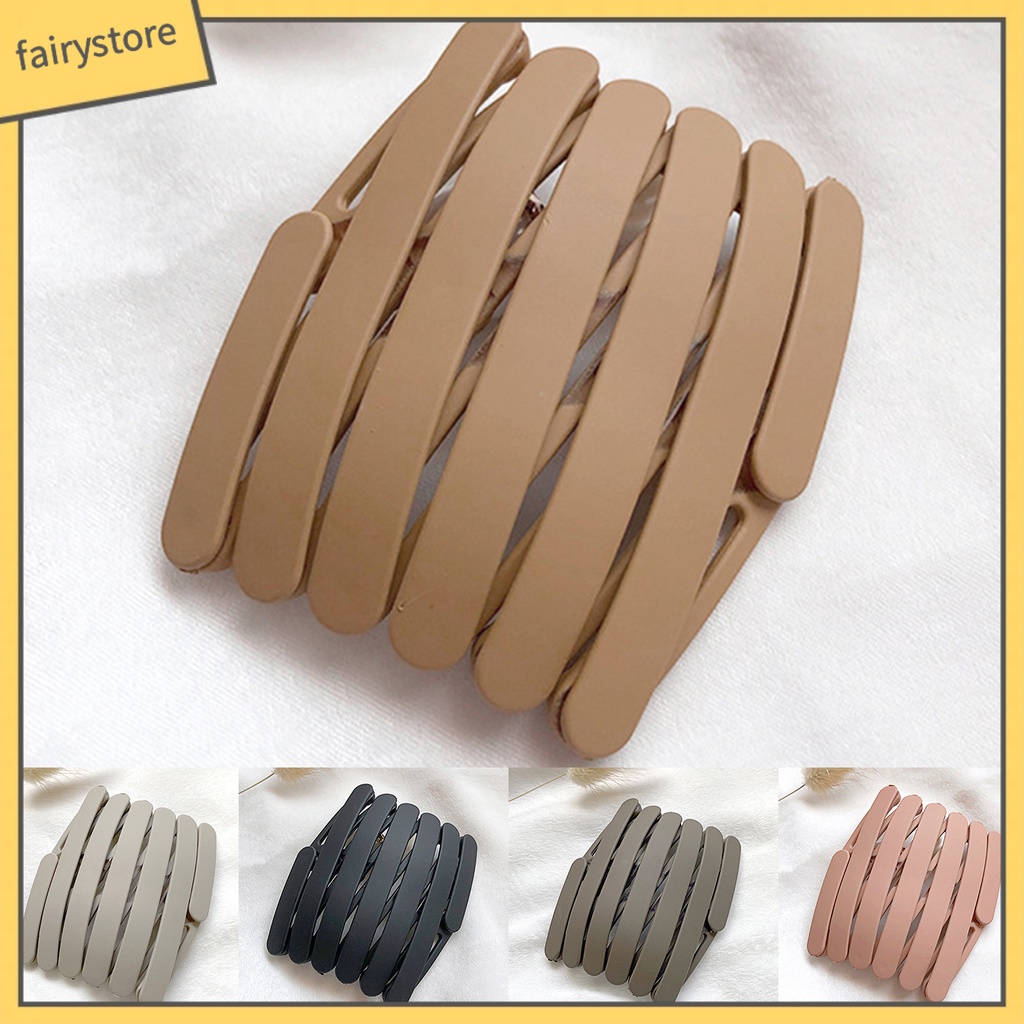 Băng Đô Cài Tóc Chống Trượt Có Thể Thu Gọn Tiện Dụng Cho Nữ