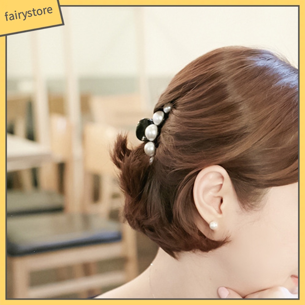 Kẹp TóC PhốI HạT NgọC Trai Giả ThờI Trang Cho Nữ