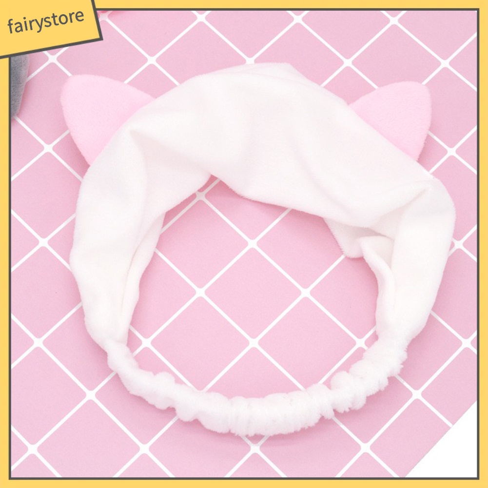 Băng Đô Tai Mèo Co Giãn Dễ Thương Dành Cho Nữ