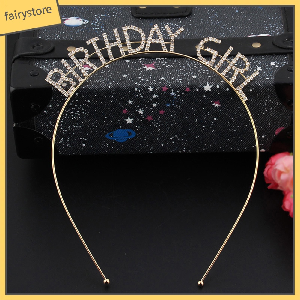 Băng Đô Cài Tóc Hình Vương Miện Bằng Kim Loại Có Đính Đá