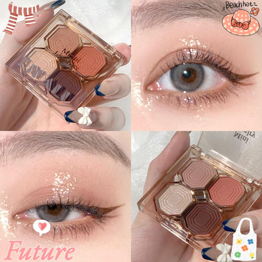 Phấn Mắt Trang Điểm Bắt Sáng Màu Sắc Long Lanh Lâu Trôi Tiện Dụng