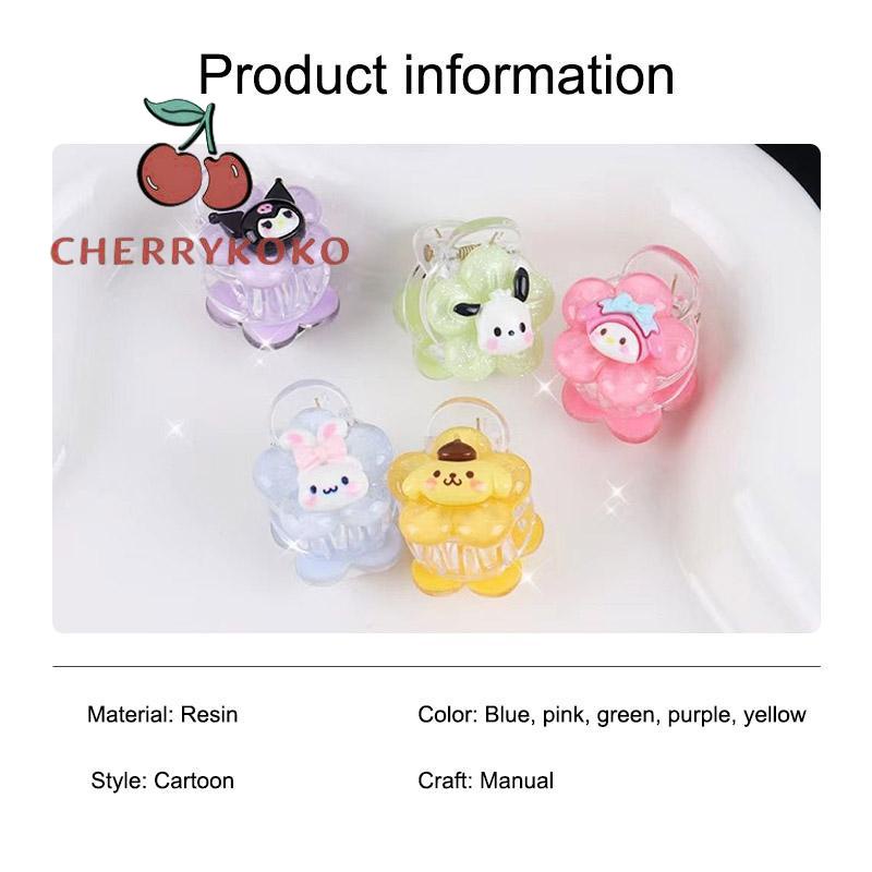 🍒🍒CHERRYKOKO Kẹp TóC HìNh Chú CúN Dễ Acrylic Thương ThờI Trang Cho Nữ
