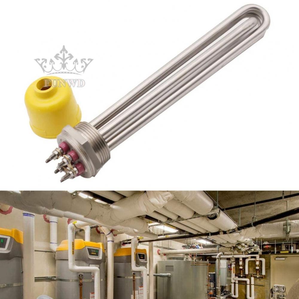 Ống Sưởi Thay Thế 3 KW 6 KW < 0.5 MA Chất Lượng Cao Nhẫn Thép Không Gỉ