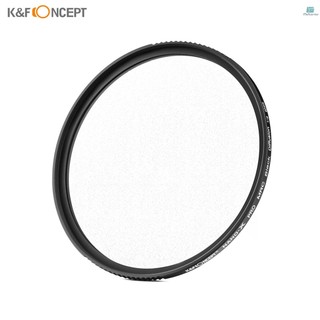 K&F CONCEPT Soft Focus Filter Diffusion Filter Lens Black Mist 1/8 with Waterproof Scratch-resistant for Camera Lens 72mm Diameter