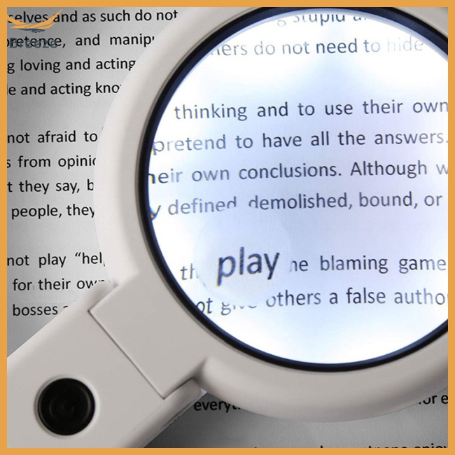 Kính Lúp 8 Bóng Led Có Thể Gấp Gọn Dùng Để Sửa Chữa Trang Sức