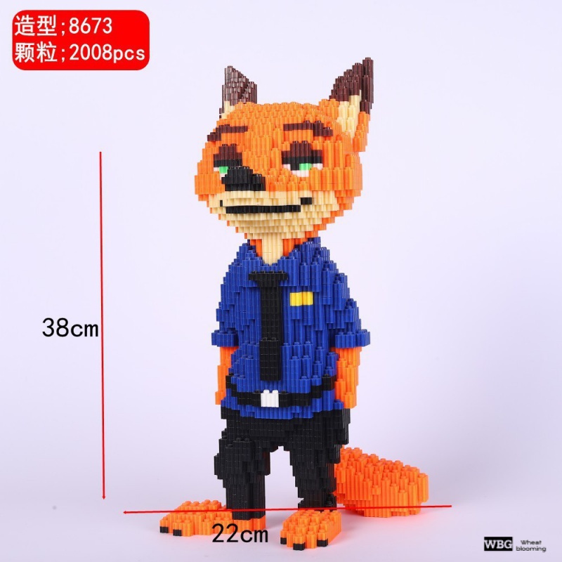 Bộ Đồ Chơi Lắp Ráp Lego Hình Chú Cáo / Thỏ Dễ Thương Cho Bé