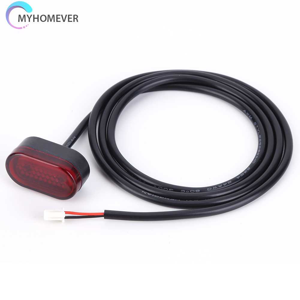 Đèn LED Cảnh Báo An Toàn Phía Sau Kèm Dây Cáp Dành Cho Xe Đạp Ninebot F30 F40