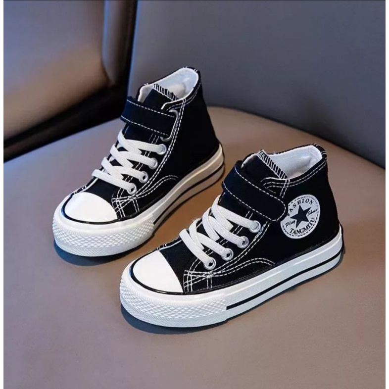 Giày Vải Converse Cổ Cao, Cổ Ngắn, Giày Bata Giày Vải Canvas Cho Bé Trai Bé Gái Từ 3 Tuổi đến 10 Tuổi sz 26-37