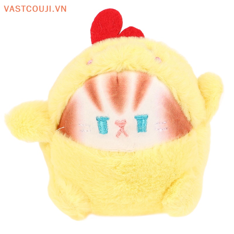 Móc Khóa Hình Mèo Nhồi Bông Đáng Yêu