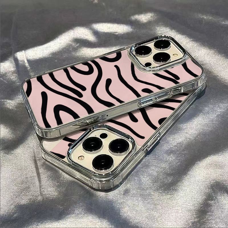 ✅Ốp Điện Thoại Mềm Chống Sốc Họa Tiết Ngựa Vằn Đơn Giản Cho iPhone 8max 7 plus 14pro13iPhone1211 Z4Z0 8max