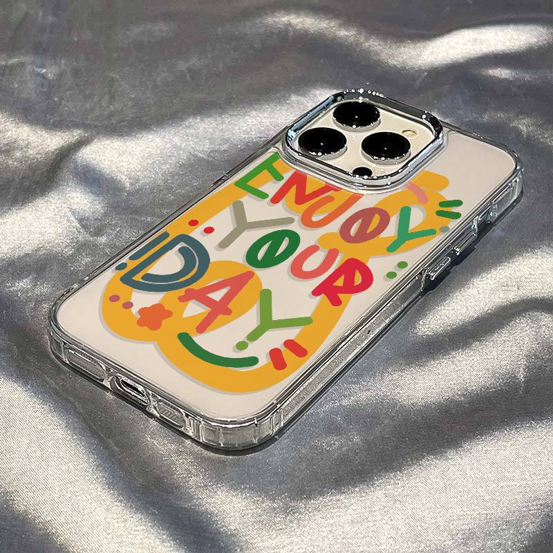 ✅Ốp Điện Thoại Mềm Chống Sốc In Chữ Tiếng Anh Đơn Giản Cho Iphone 14promax / Apple iPhone12813plus 7 11ins