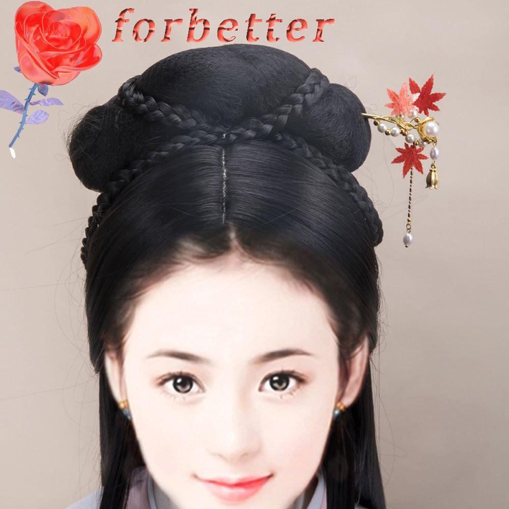 Trâm Cài Tóc Phong Cách Trung Hoa Xinh Xắn Cho Nữ|Phụ Kiện Cài Tóc Hình Hoa Nhiều Màu Sắc Phong Cách Cổ Điển