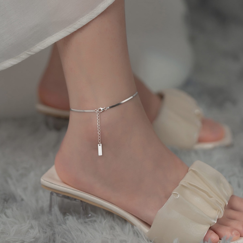 Lắc Chân Dạng Chuỗi Rắn Thời Trang Hàn Quốc Cho Nữ
