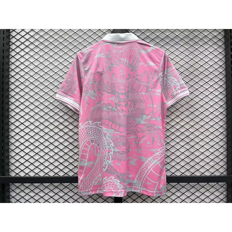 Áo Thun Tập Luyện Câu Lạc Bộ real madrid Màu Hồng In Chữ real madrid Mẫu 2023 Thời Trang Cho Nam # 23 / 24 aaa +