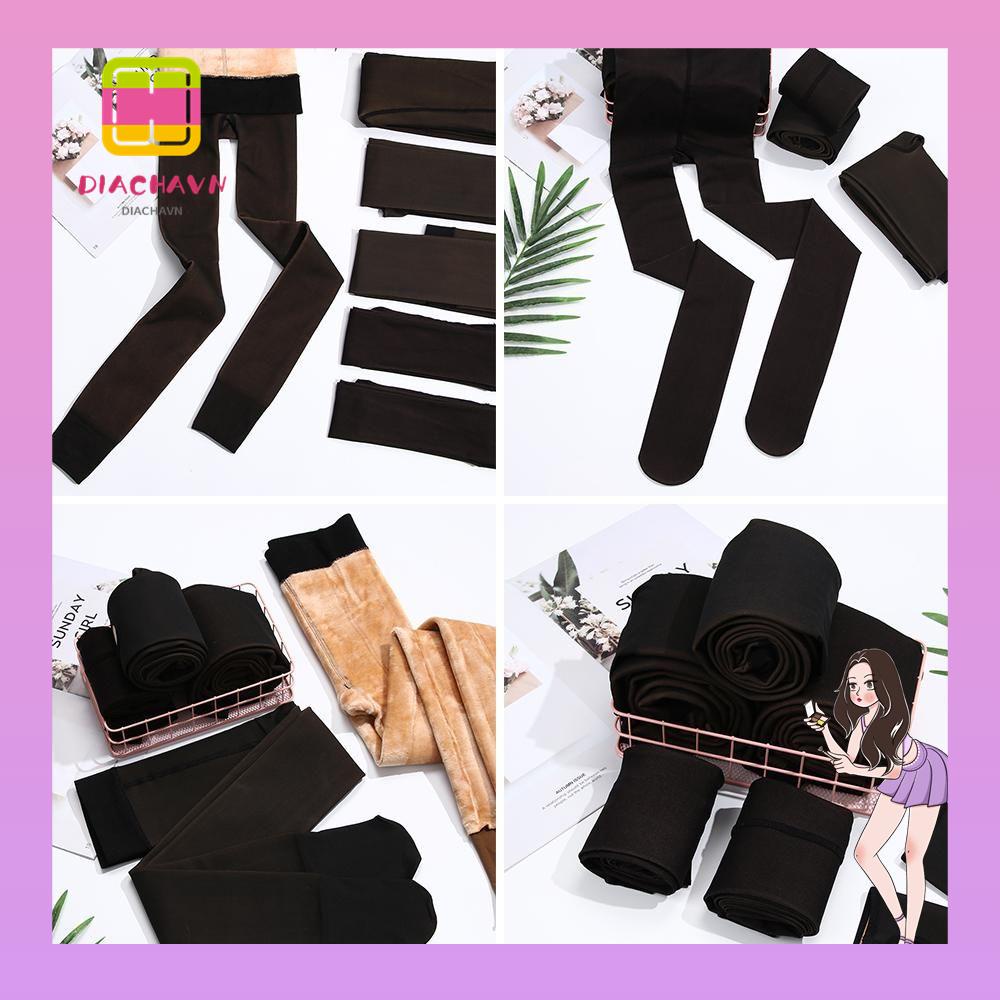 Quần Tất Da Giả Màu Đen Siêu Co Giãn Gợi Cảm Cho Nữ