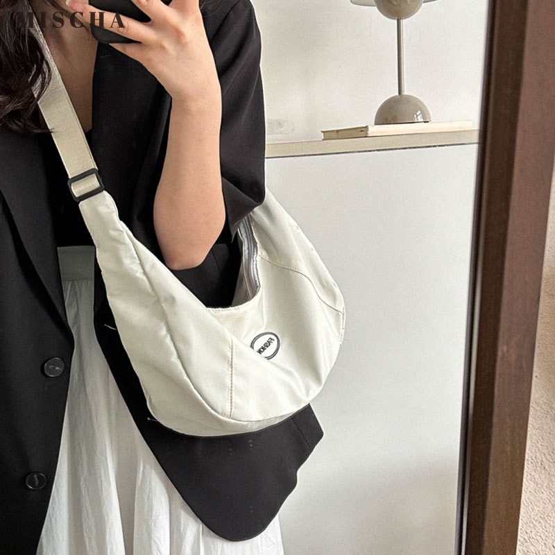 Túi Đeo Chéo Thể Thao Bằng Vải canvas Thời Trang Mùa Hè Dành Cho Nữ