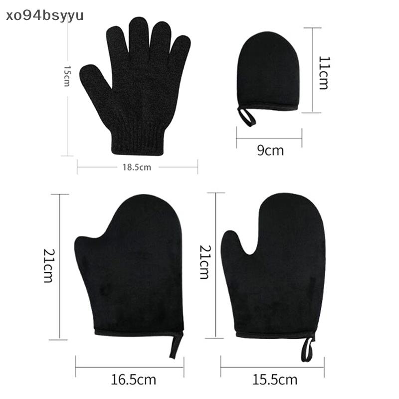 Set 3 Găng Tay Vệ Sinh Cơ Thể Tái Sử Dụng Được Xo94Bsyu