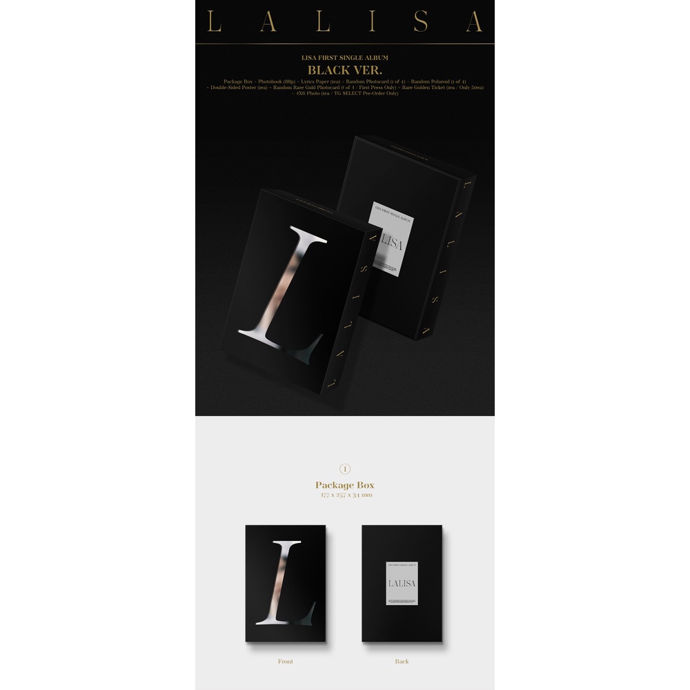 LISA  - FIRST SINGLE ALBUM