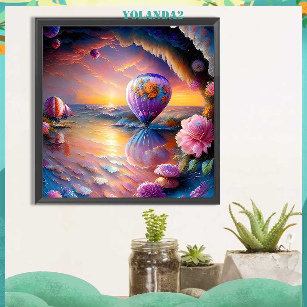 Tranh Đính Đá Kim Cương Toàn Bộ 5D DIY Hình Vẽ Trừu Tượng Trang Trí Nhà Cửa