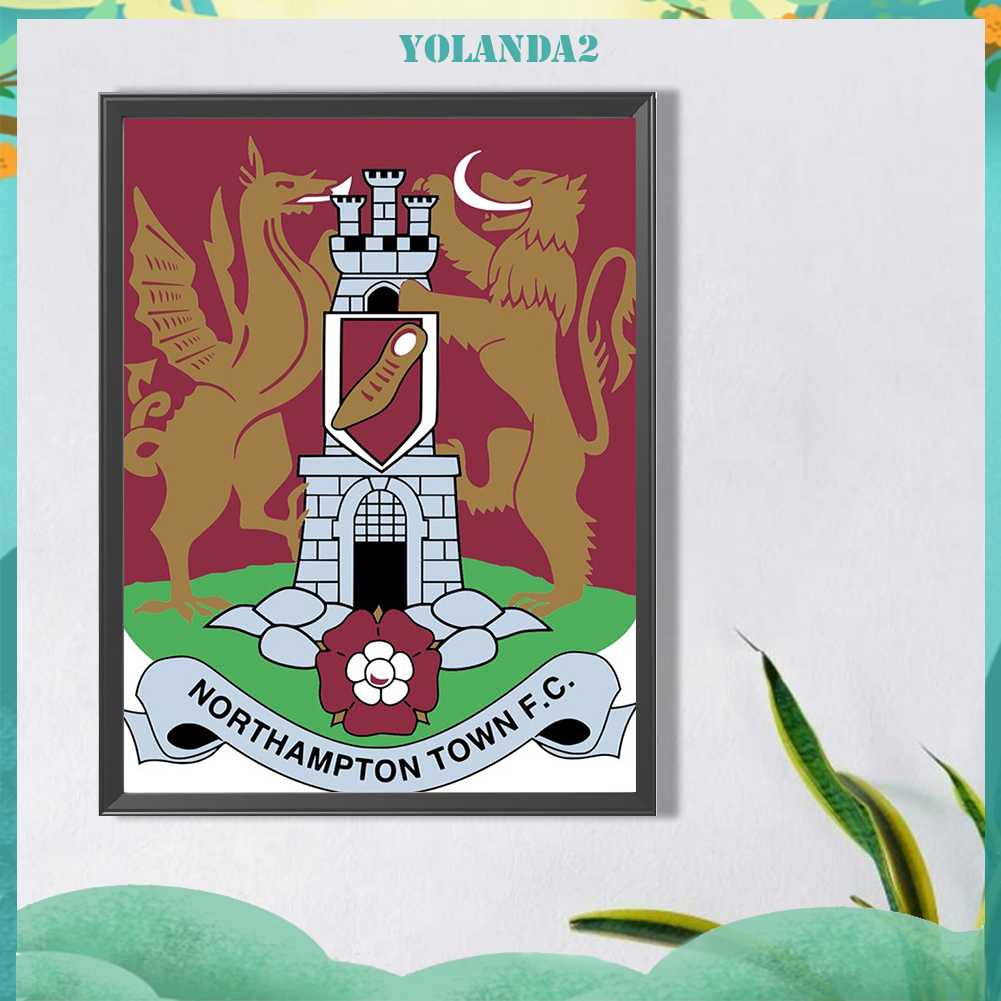 Tranh Đính Đá Kim Cương Toàn Bộ 5D DIY Hình Vẽ Thành Phố Northampton