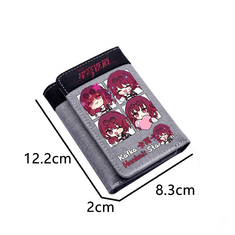Honkai: Star Rail anime and manga Kafka the same person around the student wallet ins short compact card case coin purse