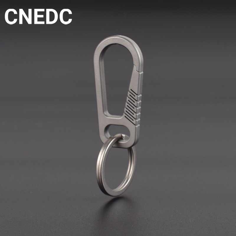 Móc Treo Chìa Khóa Mini Bằng Hợp Kim Titan Co Giãn Siêu Bền Tiện Dụng Cho Nam