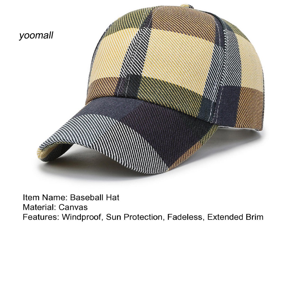 Mũ Lưỡi Trai Chống Nắng Không Phai Màu Sắc Tương Phản Có Thể Điều Chỉnh