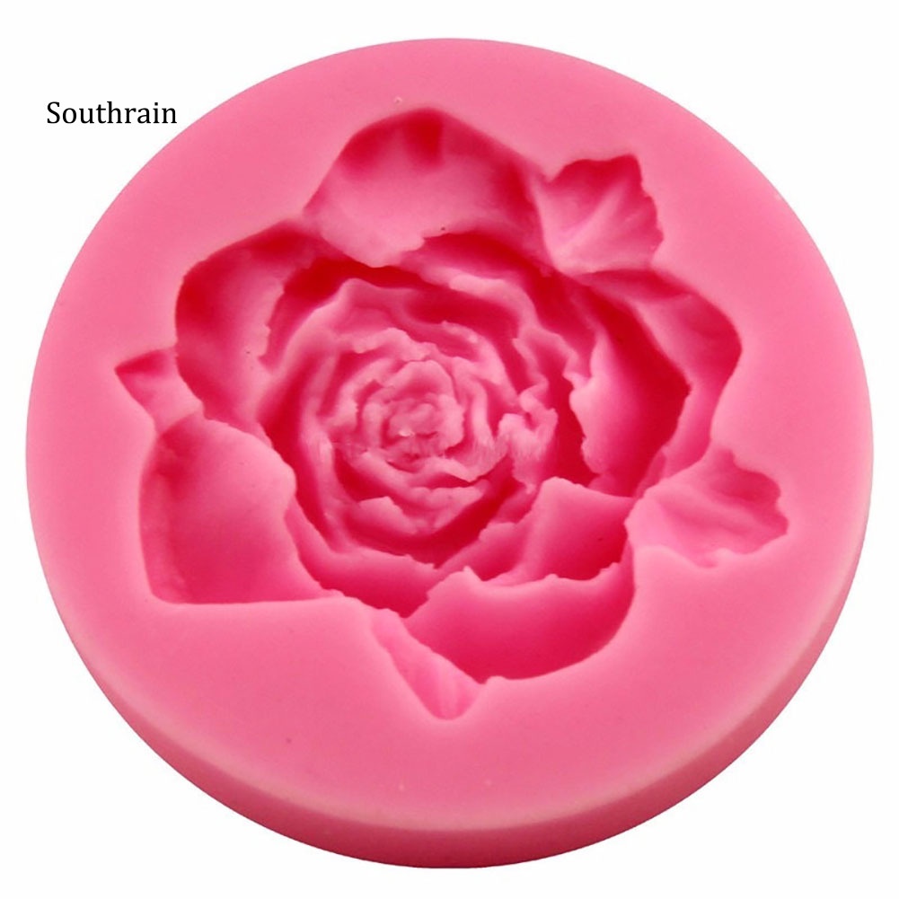 Khuôn Cắt Bánh Bằng Silicone Hình Hoa Hồng Tiện Dụng