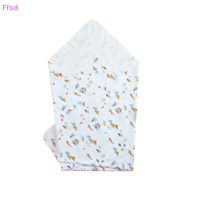 Chăn Quấn Bé Sơ Sinh Bằng Cotton Nguyên Chất 83x83cm In Họa Tiết Dễ Thương