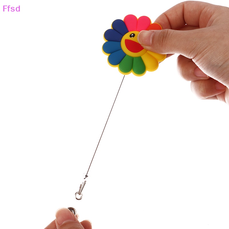 {Ffsd} Giá Đỡ Thẻ ID Bằng Silicon Có Thể Thu Gọn Hình Hoa Nhiều Màu Sắc Thời Trang * Bán Chạy