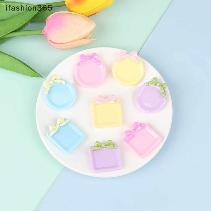 Set 5 Đĩa Đựng Món Tráng Miệng Mini Tỉ Lệ 1: 12 Dùng Trang Trí Nhà Búp Bê