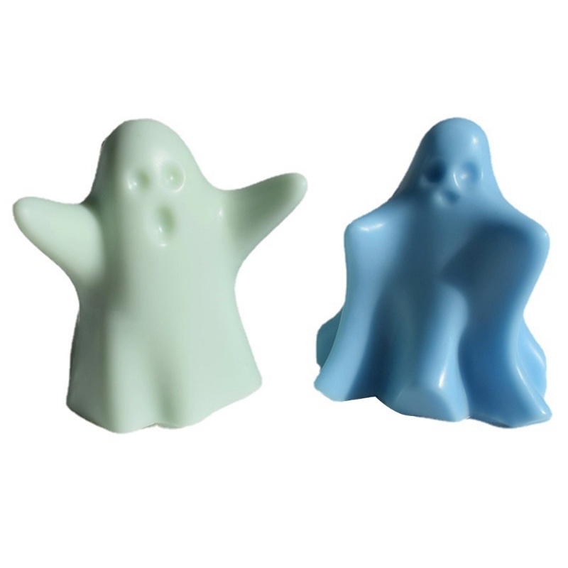 Khuôn Làm Nến Xà Phòng Bằng Silicone Hình Halloween 3D DIY