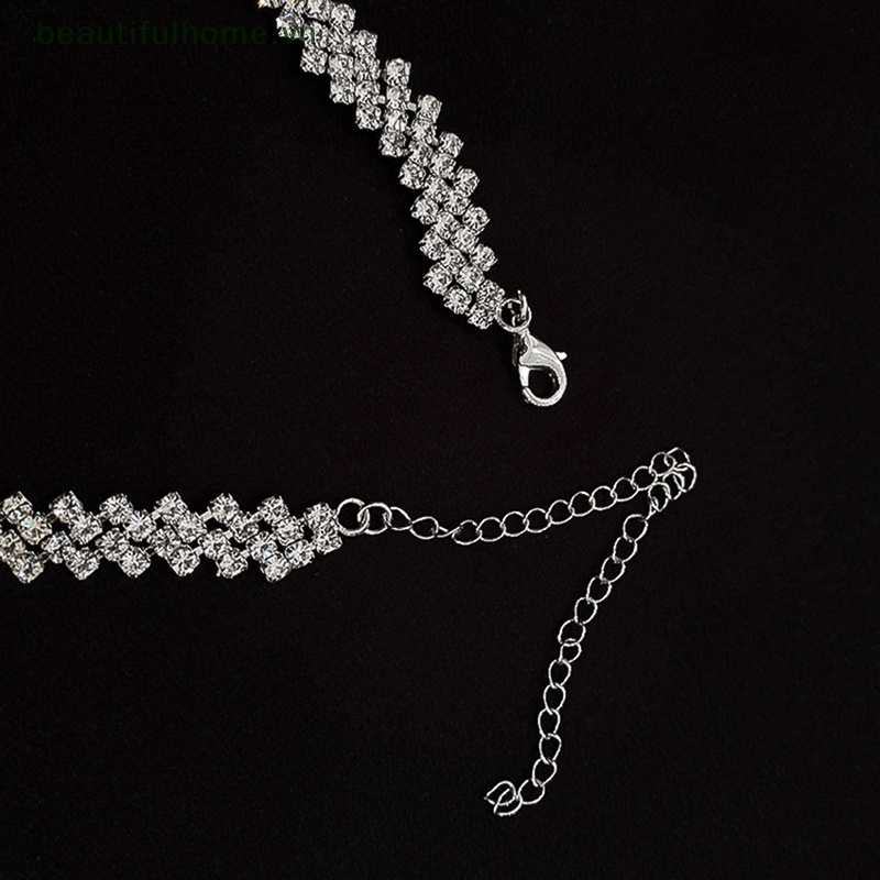 Vòng Cổ Choker Đính Đá Pha Lê Toàn Diện Thời Trang Cho Nữ