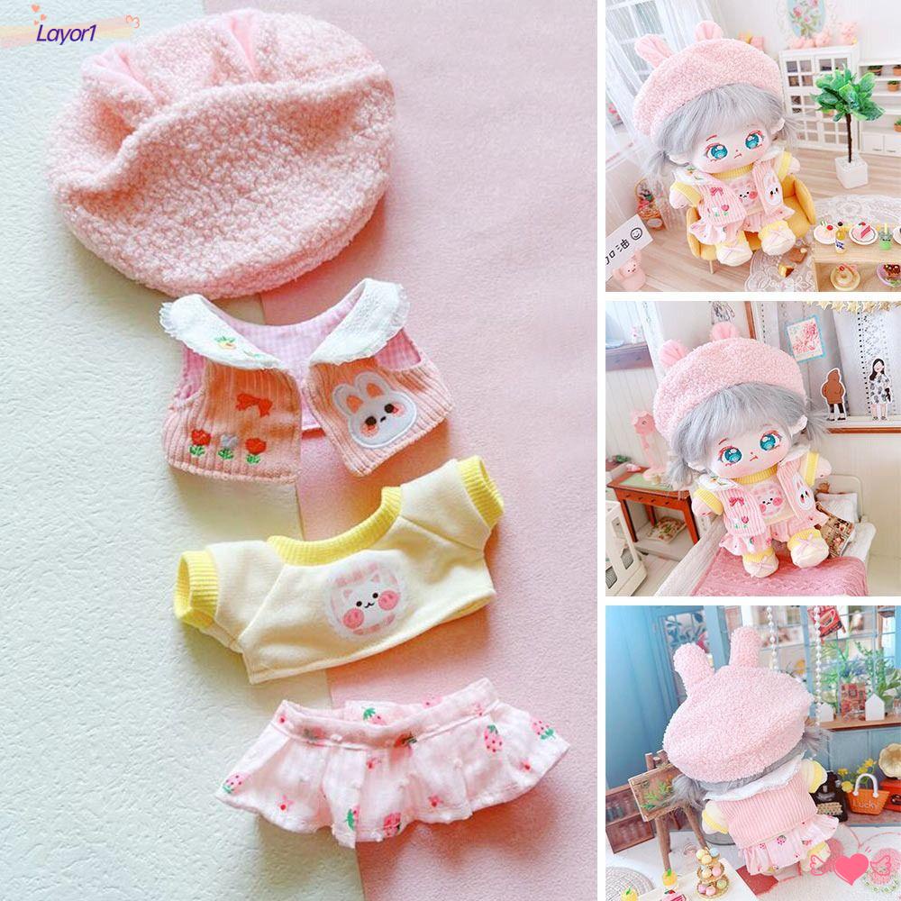 1 Bộ Quần Áo Cotton Dành Cho Búp Bê Kích Thước 20cm