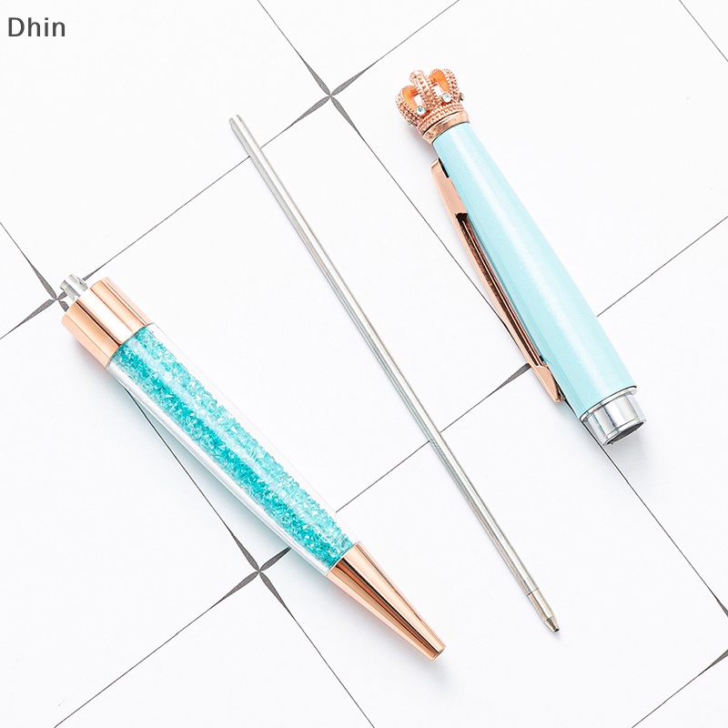 Bút Bi Hình Vương Miện Bằng Kim Loại Nhiều Màu Dễ Thương