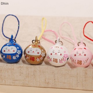 [Dhin] Dây Đeo Điện Thoại Di Động / Móc Khóa / Ổ Đĩa Flash USB Thiết Kế Hình Mèo Anime Bằng Kim Loại Chấ