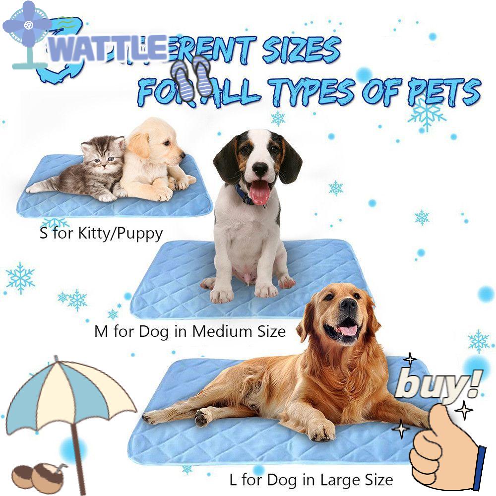 Thảm Lót Làm Mát Bằng Lụa Lạnh Có Thể Giặt Sạch Cho Thú Cưng